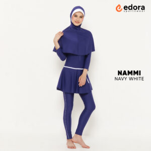 EDORASPORTS - NAMMI SWIMWEAR NAVY WHITE