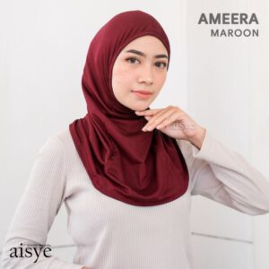 AISYE - HIJAB AMEERA SPORT MAROON