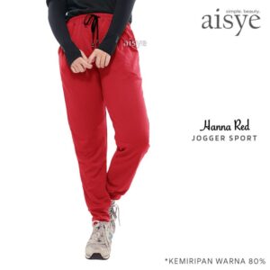 AISYE - HANNA RED JOGGER SPORT