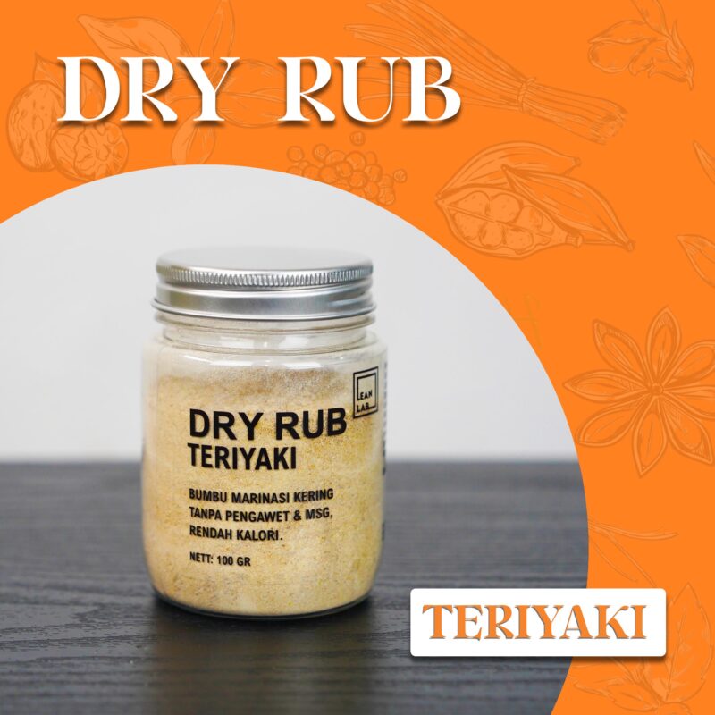 Dry Rub Kombinasi 3 Varian - Ori, Teriyaki, Spicy Bumbu Marinasi Rendah Kalori