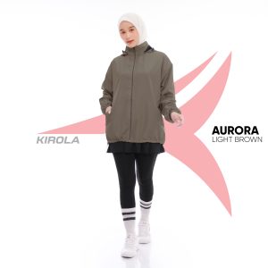 KIROLA - JAKET AURORA LIGHT BROWN